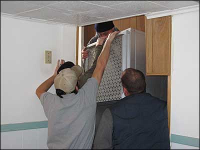 Bringing in the new unit