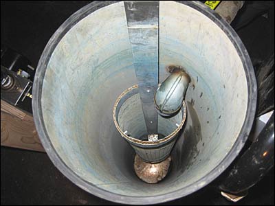 Inside the cylinder